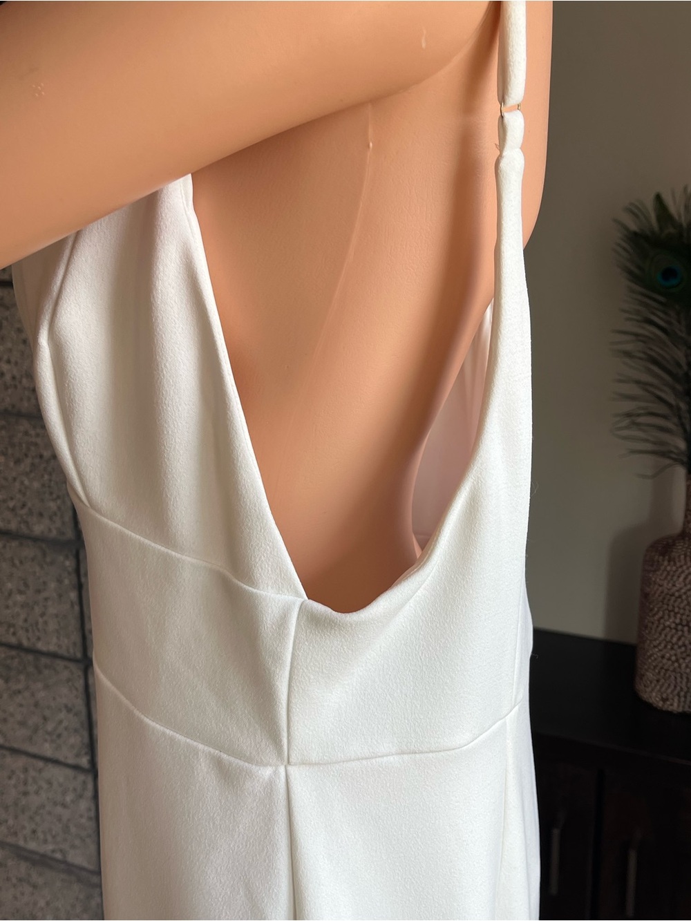 Lulus All In Favor White Backless Bridal Midi Dress XL - Picture 6 of 16